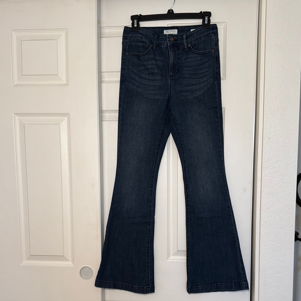Women's Blue Flare Jeans